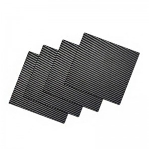 High Quality 3k Carbon Fiber Fabric - Carbon Fiber Sheet Plate 3k 8mm Activated 2mm – Dujiang