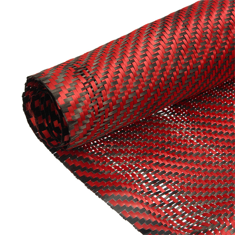 Carbon Aramid Hybrid Kevlar Fabric Twill en Plain