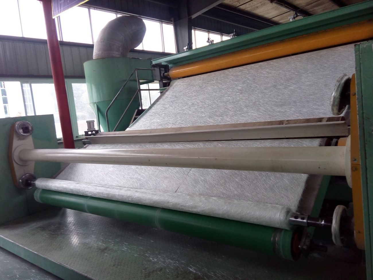 tappetino di fibre di vetro tagliato a fili